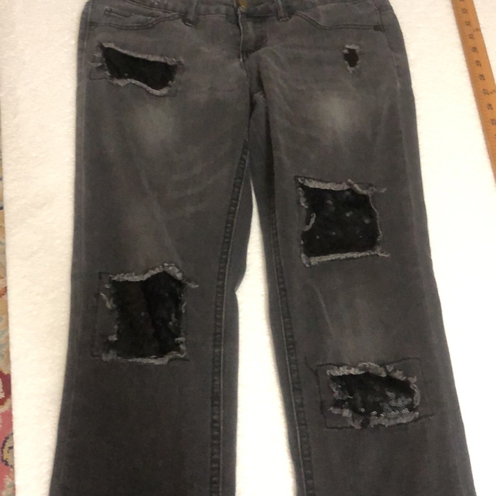 Juniors DOLL HOUSE Charley gray  Jeans Size 5.